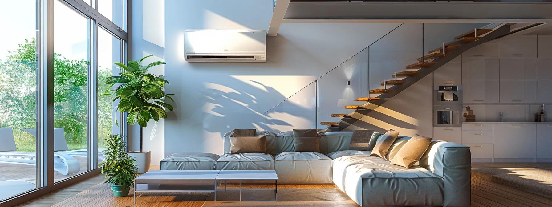heat pump in a home